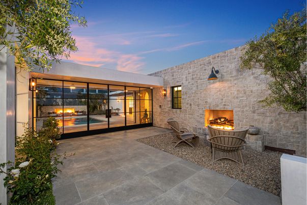 Exterior, Fireplace
