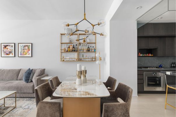 Dining room, Interior, Kitchen, Living room, Pendant Lights, Recessed Lighting
