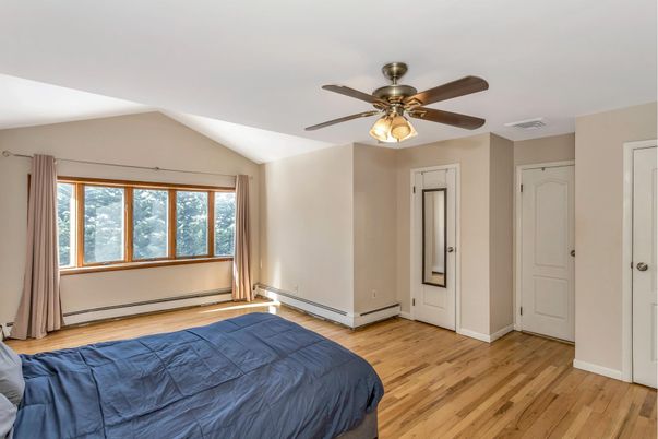 Bedroom, Interior, Wood Texture Flooring