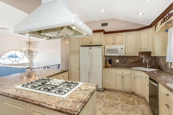 Chandelier, Interior, Kitchen, Recessed Lighting
