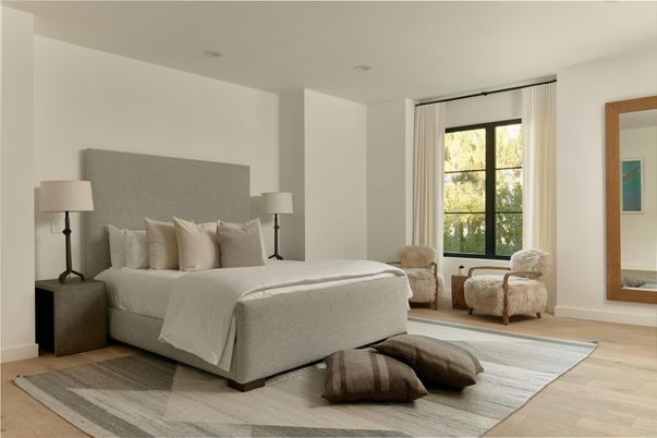 Bedroom, Interior, Wood Texture Flooring