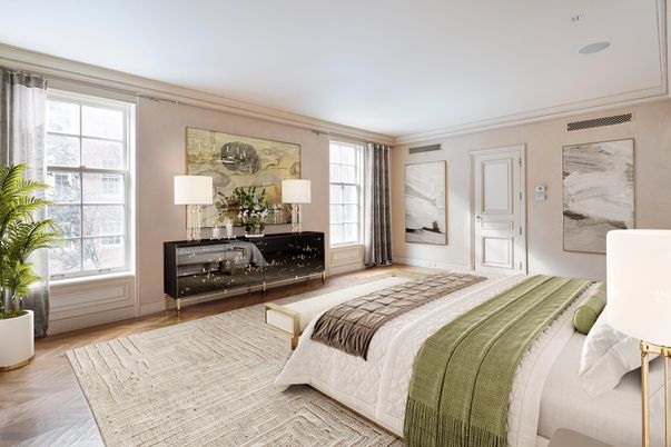 Bedroom, Interior, Wood Texture Flooring