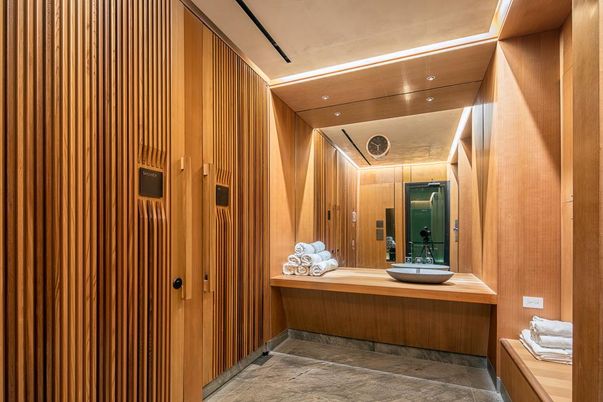 Interior, Recessed Lighting, Wooden Walls