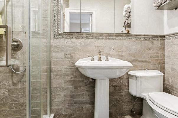 Bathroom, Glass Shower, Interior