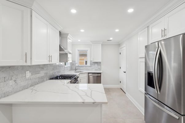 Interior, Kitchen, Recessed Lighting, Stainless Steel Appliances