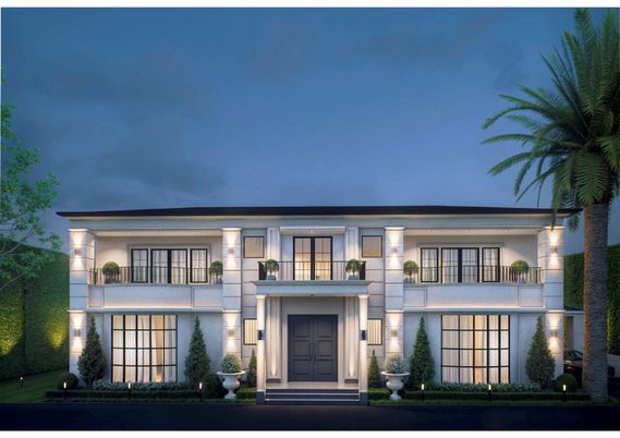 Exterior, Facade, Modern