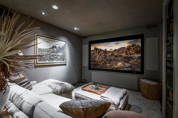 Interior, Living room, Recessed Lighting