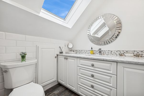 Bathroom, Interior, Wood Texture Flooring