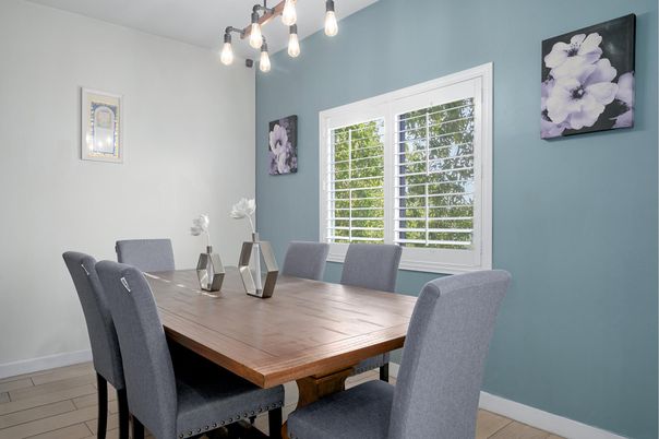 Dining room, Interior, Wood Texture Flooring