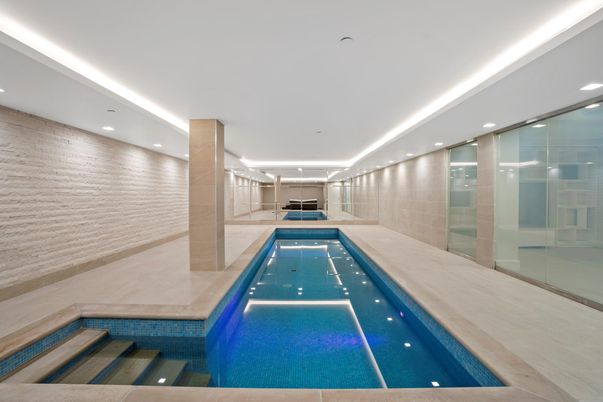 Interior, Pool, Recessed Lighting
