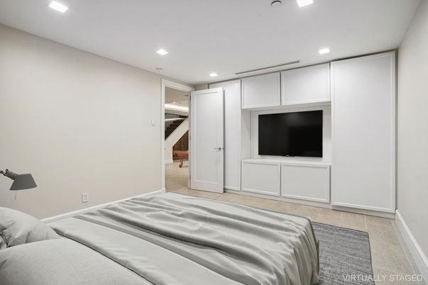 Bedroom, Interior, Recessed Lighting