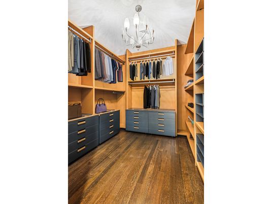 Chandelier, Interior, Walk-in Closets, Wood Texture Flooring