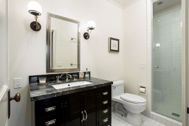 Bathroom, Glass Shower, Interior