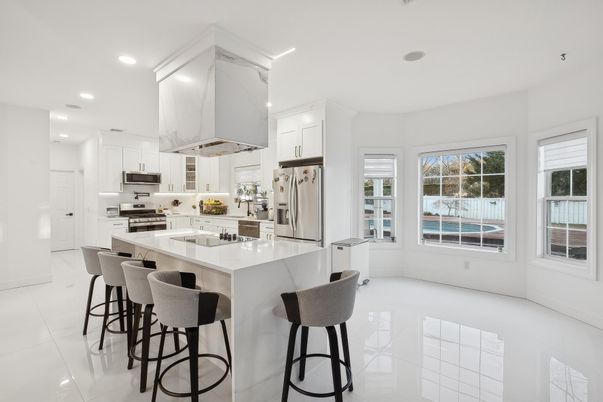 Interior, Kitchen, Recessed Lighting, Stainless Steel Appliances