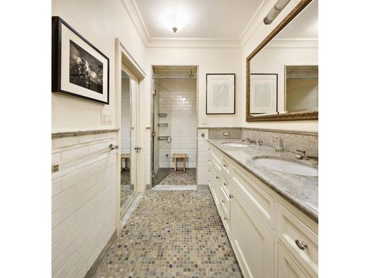 Bathroom, Dual Sink Vanities, Glass Shower, Interior
