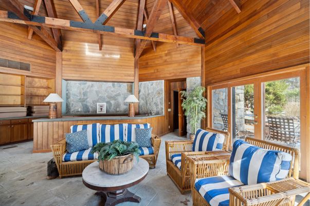 Interior, Living room, Wooden Beams, Wooden Ceilings, Wooden Walls