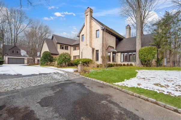 Backyard, Detached Garage, Exterior, Facade, Brick Facade, Tudor Revival
