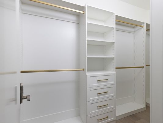 Interior, Walk-in Closets, Wood Texture Flooring