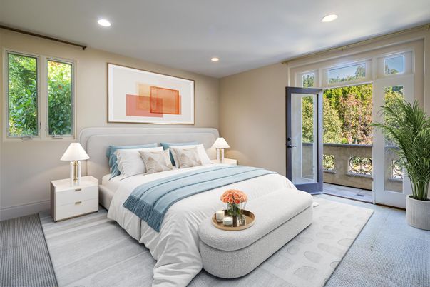 Bedroom, Interior, Recessed Lighting