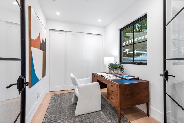 Home Office, Interior, Recessed Lighting