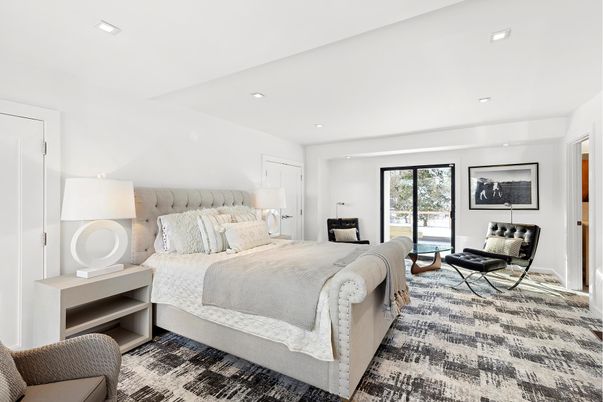 Bedroom, Interior, Recessed Lighting