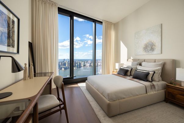 Bedroom, Interior, Water, Wood Texture Flooring