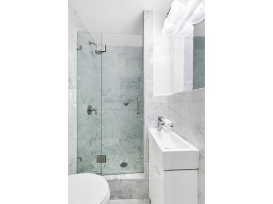 Bathroom, Glass Shower, Interior, Marble, Marble Walls