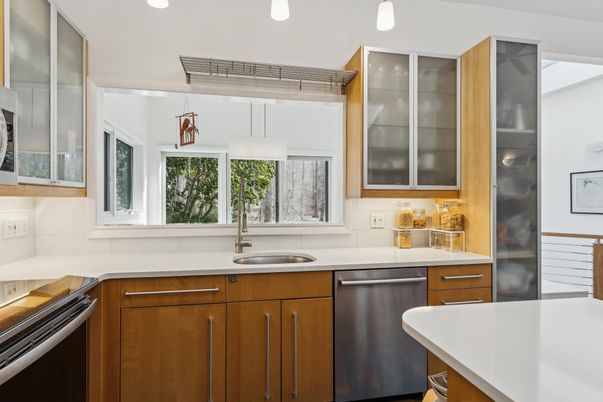 Interior, Kitchen, Recessed Lighting, Stainless Steel Appliances