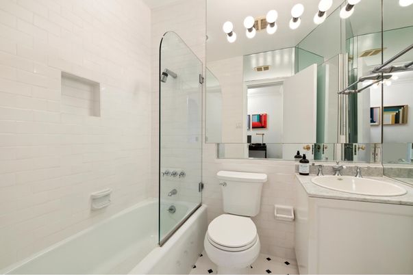 Bathroom, Glass Shower, Interior