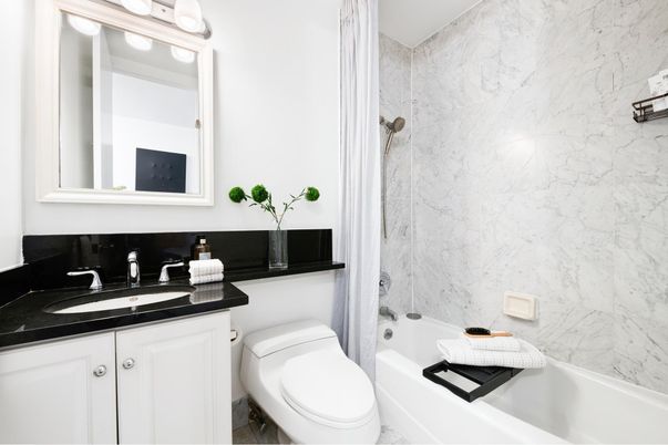 Bathroom, Interior, Marble Walls