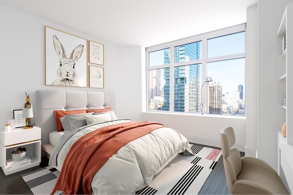 Bedroom, Interior, Wood Texture Flooring