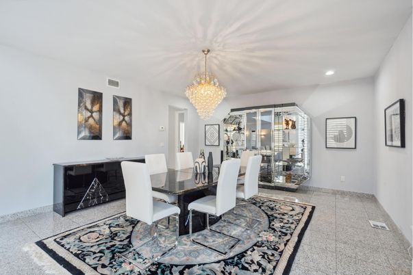 Chandelier, Dining room, Interior, Recessed Lighting