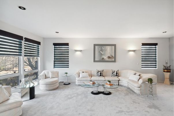 Interior, Living room, Recessed Lighting