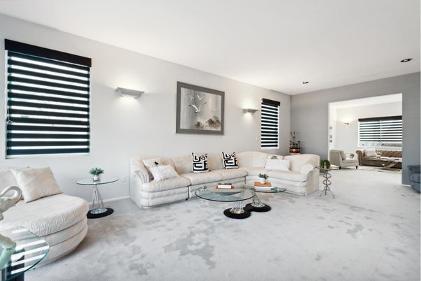 Interior, Living room, Recessed Lighting