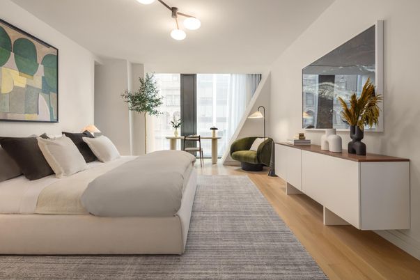 Bedroom, Interior, Wood Texture Flooring