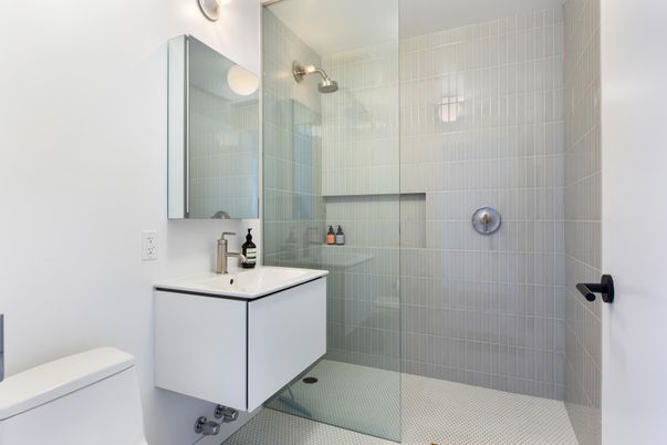Bathroom, Glass Shower, Interior