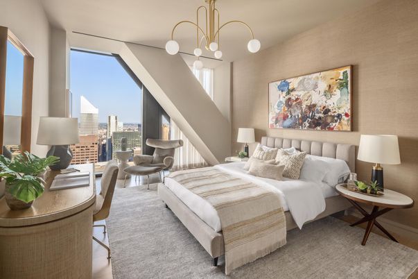 Bedroom, Interior, Pendant Lights