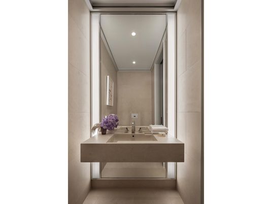 Bathroom, Interior, Recessed Lighting