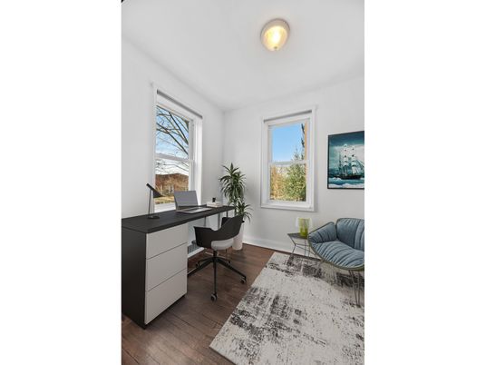 Home Office, Interior, Wood Texture Flooring