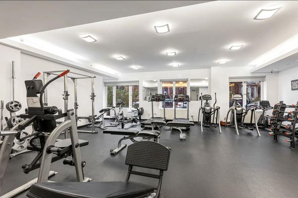 Fitness Equipment, Gym, Interior, Recessed Lighting