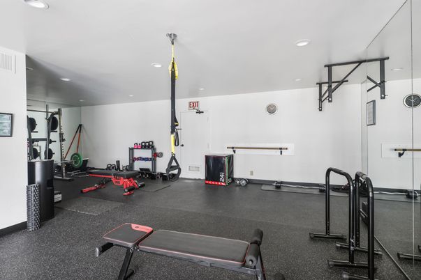 Fitness Equipment, Interior, Recessed Lighting