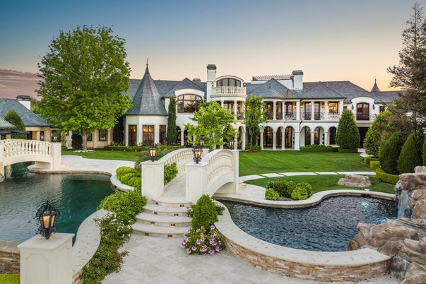 Backyard, Exterior, Facade, Pool, French Provincial
