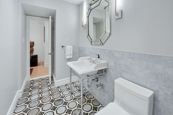 Bathroom, Interior, Wood Texture Flooring