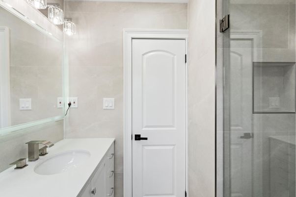 Bathroom, Glass Shower, Interior