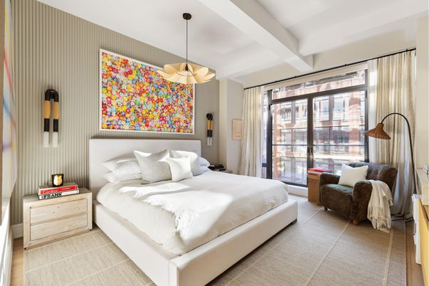 Bedroom, Interior, Pendant Lights