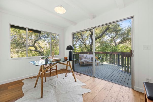 Home Office, Interior, Wood Texture Flooring