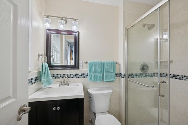 Bathroom, Glass Shower, Interior