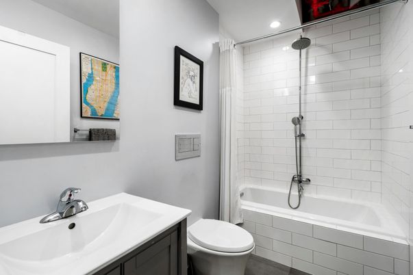 Bathroom, Interior, Recessed Lighting