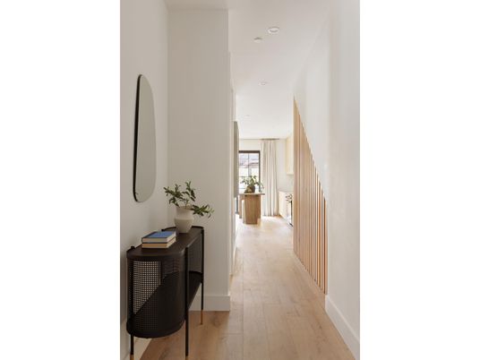 Interior, Recessed Lighting, Wood Texture Flooring