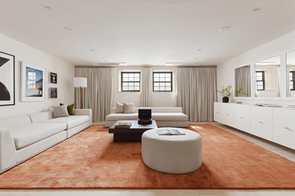 Interior, Living room, Recessed Lighting